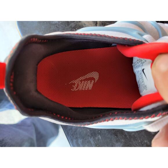 Nike Air Vapormax Plus Running Shoes White / Blue / Red Sz 8.5 CW6974 100 - Picture 6 of 8